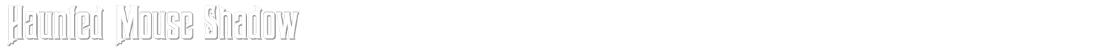 Haunted Mouse font preview